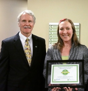 Erin with Governor Kitzhaber