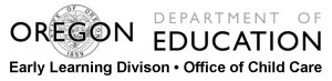 Oregon Department of Education Early Learning Logo