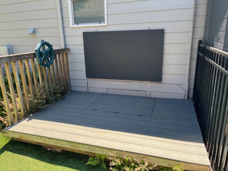 Boat and Chalkboard